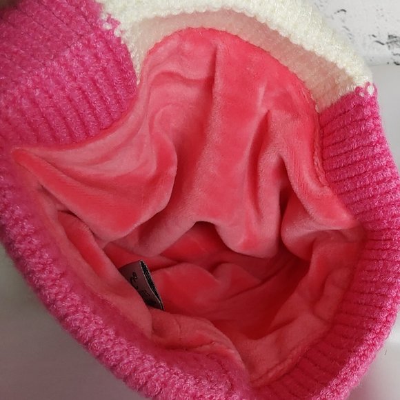 'C.C BEANIE' 'LINED POM-POM'  BEANIE 'HAPPY FACE' - Picture 5 of 15